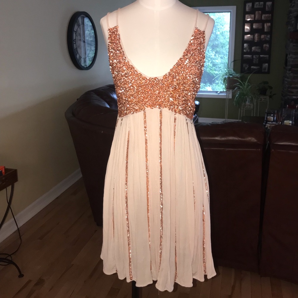 Free people sequin mini dress